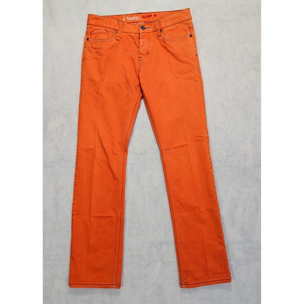 Altamont Andrew Reynolds Jeans 30X 32 Wilshire‎ Fit Vtg Y2K Skater Orange 90s